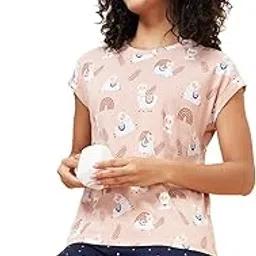 dreamz by pantaloons Women's Comfort Fit Top (110152785004_Rose Smoke L)-picture-14