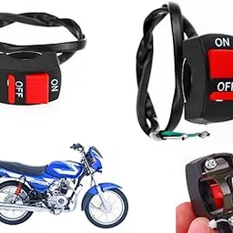 Auto Pearl Bike Fog Lamp Switch, Fog Light Switch Handle Bar Switch Bikes Fits 7/8" For Bajaj Ct 100-picture-20