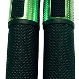 Bike Both Side Handle Grip Bike Grip Universal for All Bikes and Scooty Set of 2 (Green)-picture-20