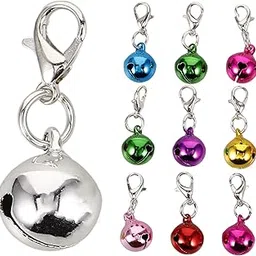 balacoo 10pcs Crafted Pet Collar Bells Charming Hanging Dog Cat Bells for Pet Collars Premium Crisp Sound for Holiday Cheer Everyday Use-image-9