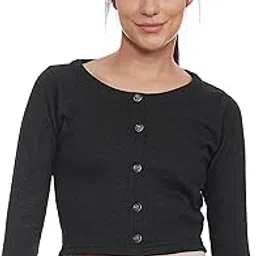 rupa thermocot THERMOCOT Thermal Top for Women | Women Winter Wear Upper in Three Quarter Sleeves | Snug Fit with Button Closure | Women's Innerwear Warms Blouse | Pack of 1-picture-14