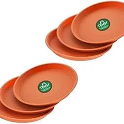 TrustBasket Uv Treated, 16 Inch Bottom Tray(Plates/Saucer) Terracotta Color for 16 Inch Plastic Pot - Set of 6-picture-32