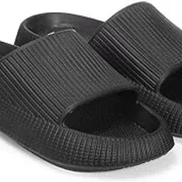 hummel TEXTURE SOFT Men's Classic Ultra Soft Sliders/Slippers with Cushion FootBed for Adult Comfortable & Light Weight Stylish & Waterproof & Everyday Flip Flops & Chappals for Gents/Boys-picture-30
