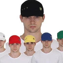 neon rock Summer Men and Women Foldable & Breathable Cotton Pocket Cap for All Sports and Outdoor Activities, Easy to Carry (Free Size) ((Red, Blue, Black,White,Green,Yellow))-picture-30