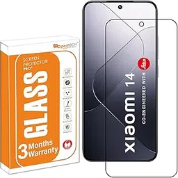OpenTech® Military-Grade Tempered Glass Screen Protector Compatible For Xiaomi 14 (6.36 Inches) With Edge To Edge Coverage And Easy Installation Kit for Smartphone-picture-31