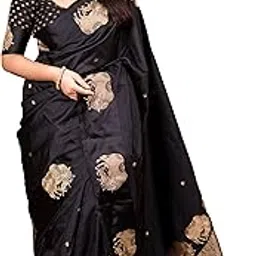 sgf11 Women's Kanjivaram Pure Soft Silk Saree With Unstitched Blouse Piece-picture-15