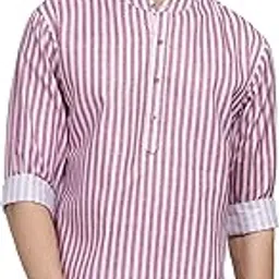 be active Pure Cotton Short Kurta Full Sleeves for Men | Full Sleeve Short Kurta | Kurta Shirt with Mandarin Collar | Full Sleeve Kurta- Classic Elegance-picture-15