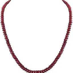 RARE-GEMS Yakoot Burma Ruby 108 Beads Original Certified Fabulous Ruby Mala 108 Beads Japa Mala Ruby Mala for Women Single Necklace Design Manikya Mala रूबी माला 108 ओरिजनल-image-53