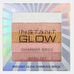 VARS ; LONDON instant glow shimmer blusher bronzer face brick highlighter palette | face blusher palette | combo pack highlighter and illuminators | lusher in shimmer |-picture-12