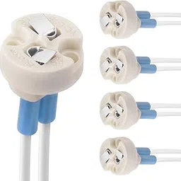 ZOREZA G4, GU5.3 Bi-Pin Ceramic Base Socket, MR16, MR11 Halogen Incandescent LED Bulb Holder Wire Connector Pack of 2-picture-14