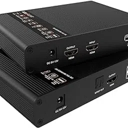 BZBGEAR 4K 60Hz HDR HDMI/KVM/ARC Extender with Zero Latency up to 230ft, Black, Solid State, Manual, Push Button-picture-29