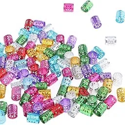 STYLEHEAVEN 100pcs Pro Hair Cuffs Aluminum Dreadlock Beads For DIY Hairstyle Braids Tail|Health & Beauty|Hair Care & Styling|Other Hair Care & Styling-picture-25
