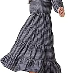 mokosh Women's Knee Length Fit And Flare Dress-picture-12