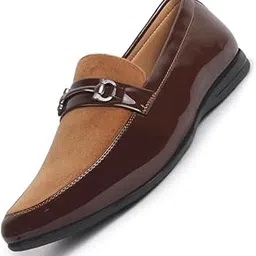fausto Men Leather Formal Pull-On Shoes-picture-19