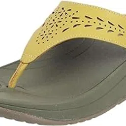mochi Women's Comfy Faux Leather Cutout Flat Casual Fashion Slipper-picture-38