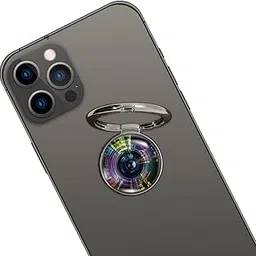 Swap-n-Snap 360° Holo-Ring Metallic Mobile Phone Hand Holder Back Grip and Stand for All Cellphones & Covers - Marble & Decorative image 1