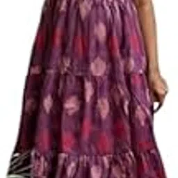 Cotton Gown for Women Flared Long Dress Stylish Casual Maxi Dress Anarkali Kurti-image-16