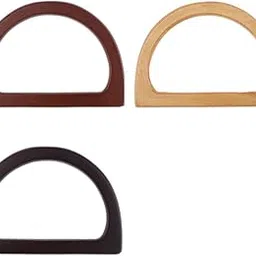 VELURA Solid Wooden Handle Replacement for DIY Bag Handbag Purse Handle Frame Wood Color|1x Wood Purse Handle| Handbag Accessories|Clothing, Shoes & Accessories-picture-19