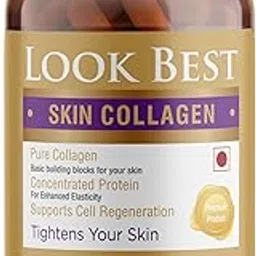 Skin Collagen Supplement for Women & Men - 60 Marine Collagen Capsules - Enhances Skin Tightening, Boosts Elasticity & Firmness (Pack of 1) image 1