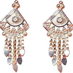 gvg plating works GVG JEWELLERY Gold plated and multicoloured earrings, A-770 Screw back earrings-picture-46