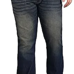urbano plus Men's Washed Bootcut Jeans Stretchable-picture-40