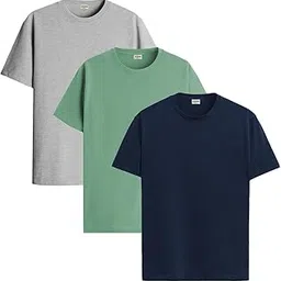 adro Mens T Shirts | Solid Tshirts for Men | Pure Cotton Lycra Fabric | 4 Way Stretch Smart tech Tshirt | Pack of 2 Round Neck T-Shirt for Summer-picture-10
