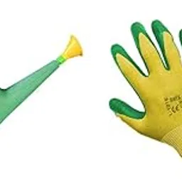 TrustBasket Garden Watering Can (Green 5L) Indoor and Outdoor Garden Usage Watering Can Plastic Durable Water Sprayer for Home Balcony Garden & Reusable,Heavy Duty Garden Hand Gloves-picture-14