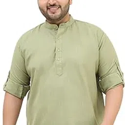 sojanya Plus(Since 1958), Men's Cotton Short Kurta-picture-17