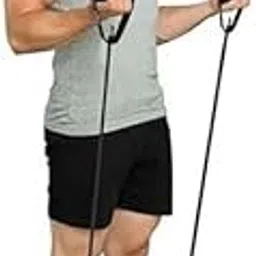 Shopeleven Resistance Bands for Workout, Resistance Bands for Stretching, Home Workout, Fitness Training Loop Bands for Men & Women Resistance Band Set & Exercise Band for Pull Up (Pack of 1, Black)-picture-10