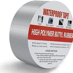 Alakhdhan High Polymer Butyl Rubber Waterproof Tape, Anti-Aging for 30 Years, 120C High Temperature Resistance, 40C Low Temperature Resistance-image-2