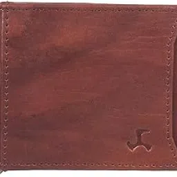 mochi Mens Leather Tan Money Clip Wallet (One Size)-picture-30
