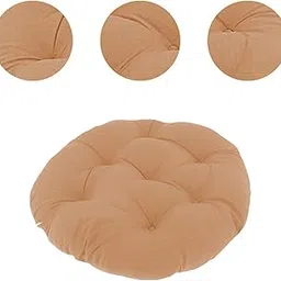 MERISHOPP Hanging Egg Chair Cushion Decor Rocking Chair Cushion for Sofa Patio Balcony Khaki-picture-24