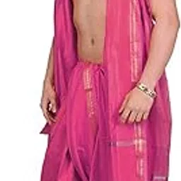 exotic india Men's Art Silk Dhoti-picture-13