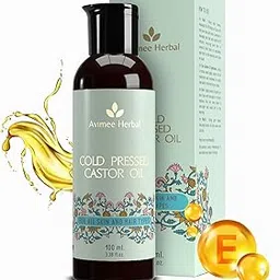 Avimee Herbal Keshpallav Cold Pressed Organic Castor Oil - 100 ml | for Hair Growth & Adds Shine | Strengthens Hair, Repairs Damaged & Dry Skin, Strong Nails | with Vitamin E & Mineral Oil-image-94