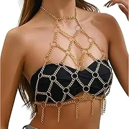 chicklick Intimate Chained Honeymoon Lingerie Bra Set Golden-picture-50