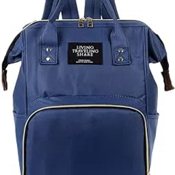 maalove Multifunctional Mummy Backpack Diaper Bag | for Mothers for Travel | Travelling Bag, Backpack Maternity Bags for Mother and Baby (Drak Blue)-picture-50