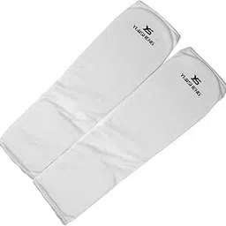 MERISHOPP Muay Thai Kickboxing Shin Guards Shin Protection for Sanda Kickboxing Karate White M|Sporting Goods|Boxing, Martial Arts & MMA|Protective Gear|Shin Guards-image-19