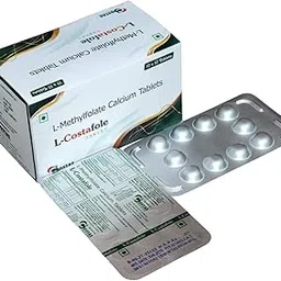 L-Costafole L Methyl folate 1 mg (Active form of Folic acid (Vitamin B9) -100 Tablets-picture-14