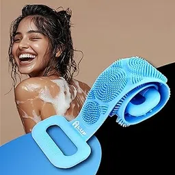 Deep-Cleanse Back Scrubber for Bathing, "100% Food Grade" Silicone Body Scrubber for Men & Women | BPA Free (All Skins Friendly) - Dual Sided Exfoliating Design - All Age Groups - Anti Bacterial-picture-21