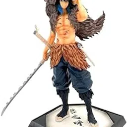 Trunkin Demon Slayer Inosuke Hashibira Action Figure 30 Cms PVC Anime Figurine High Detailed Weeb Manga Model Toy Collectible-picture-25