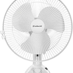 Goldmedal Air On 230 mm 2 in 1 Personal Fan For Home and Office | Desk and wall mountable | 100% Copper Motor | Lightweight and Portable | High Speed | 2 years Warranty (White)-picture-24