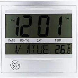 Mini Digital LED Indoor Temperature Meter Thermometer Calendar Wall Clock-picture-44