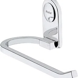 Ruhe Moon Wall Mounted Napkin Ring | Premium Grade Stainless Steel| Towel Holder | Bathroom Accessories | Towel Hanger for Bathroom, Kitchen & Wah Basin |Pack of 1 (Chrome Finish)-image-43