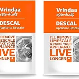 Vrindaa Washing Machine Cleaner Descaler Powder (Pack of 2, 100g Each) | Deep Drum Cleaning for Front & Top Load Machines | Removes Limescale, Odor & Residue-picture-19