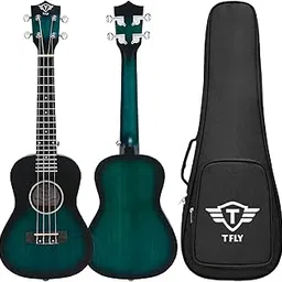 T Fly TFU 24 Concert Colourful Ukulele, TBU, 24-inch with Bag-picture-15