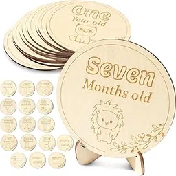 Haoser Baby Milestone Cards, 16 Pc. Newborn Photography Prop Set, Cute Boy and Girl 1st Memory Keepsakes, Milestone Cards |New Baby Gift | Baby Shower Gift/Photoprops Item-picture-25