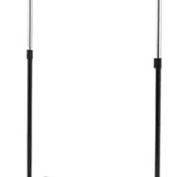 Mossio Stainless Steel Single Pole Cloth Rack with Wheels | Movable Portable Clothes Drying Stand | Adjustable Garment Hanger Rack for Home, Bedroom & Balcony-picture-66