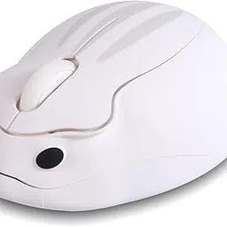 Wireless Mouse Cute White Hamster Shape Silent Fun Portable Novelty Funnny Optical 1200DPI USB Cordless Mice for PC Laptop Computer Notebook MacBook Travel Office Kids Girl Boy Men Women Adults Gift-picture-22