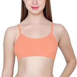 chileelife Cotton Blend Casual Non-Padded Medium Coverage Wire Free Self Design Sports Bra for Women-picture-14