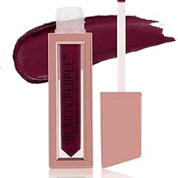 Beauty People Sweet & Sassy Liquid Matte Lipstick, Moisturises & Hydrates Lips, 12 Hour Colour Stay, Longlasting, Waterproof, With Vitamin E and SPF 15, Plum Royale, 4ml-picture-42